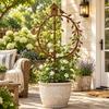 Hollow Out Wreath Plant Stand Bird Plant Climbing Trellis Butterfly Plant Fixed Frame  Patio