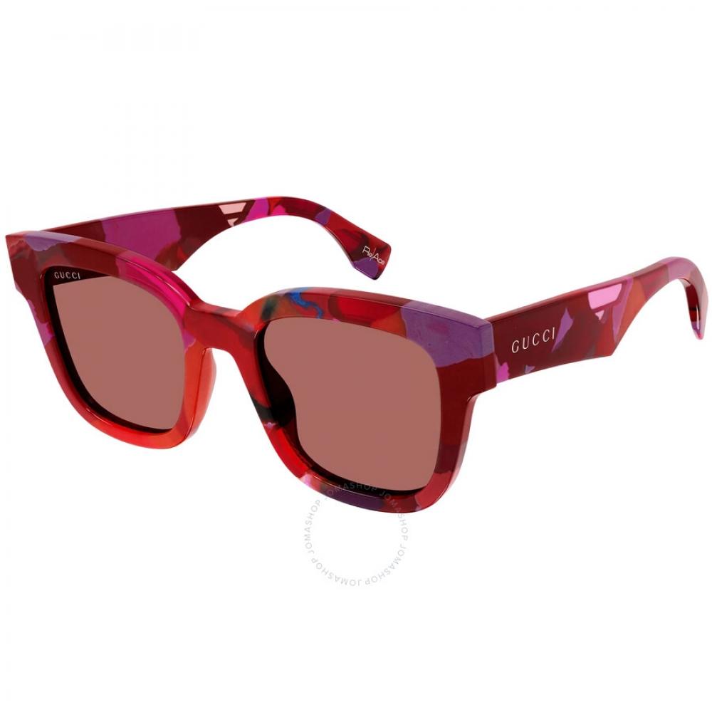 

Gucci Orange Square Ladies Sunglasses Gg1624s 001 52