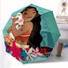 1pz Ombrello Automatico Moana, Pua Design a 8 Stecche Compatto con Ingranaggio per Viaggi all'Aperto, Regalo Perfetto per i Compleanni degli Amici yy250815040
