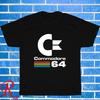 Maglietta Unisex Commodore 64 C64 Retro Computer amiga2 Nero/Grigio Taglia S-3XL
