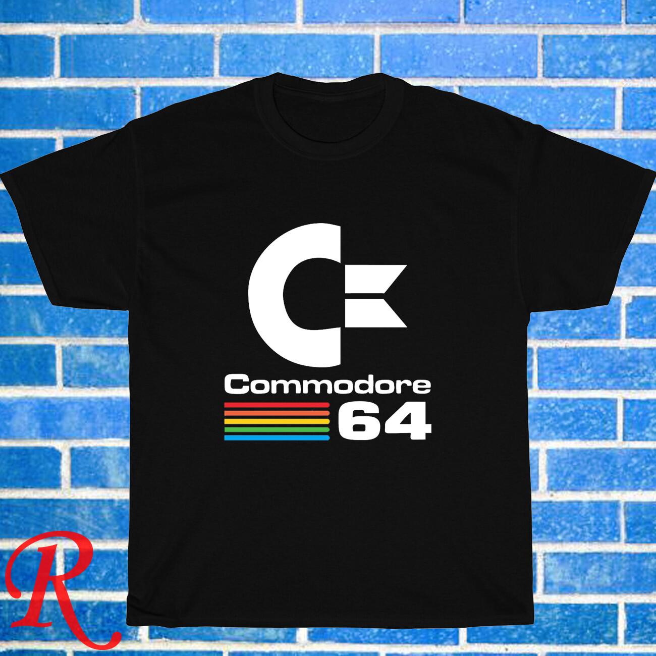 The Commodore 64 C64 Retro Computer amiga2 Black/Grey Size S-3XL Unisex T-Shirt L