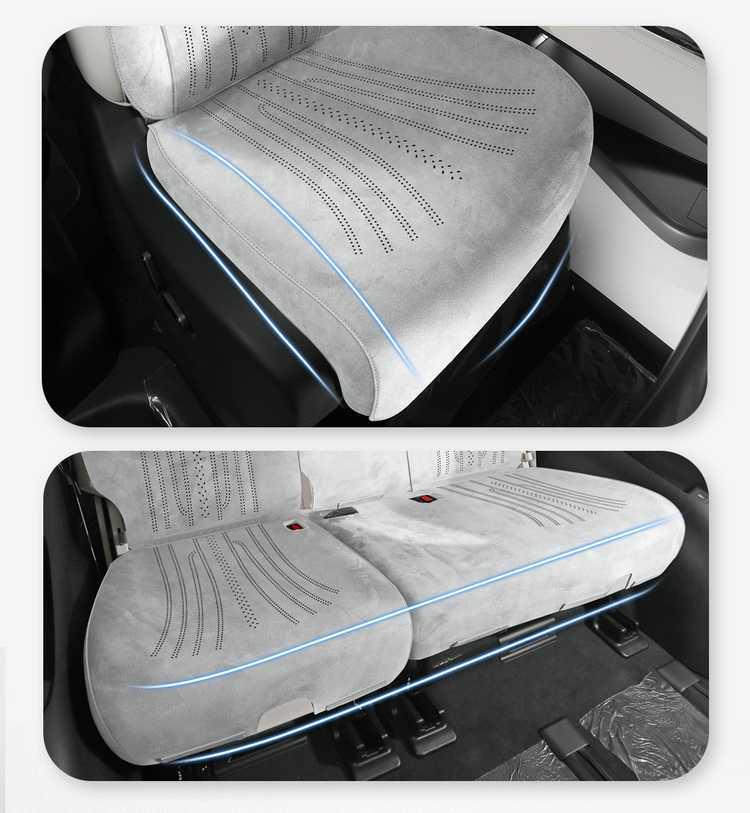 Universal All-Season Breathable Flocking Fabric Car Seat Cover for Denza D9 (202526)