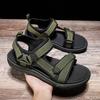 Fashionable Versatile Men's Summer Sandals Leisure Comfortable Men Shoes Lightweight Breathable Beach Shoes Casual Outdoor Shoes
