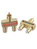 Gold Plated 1 Male to 2 Female Audio Splitter 2pcs for Better Connection