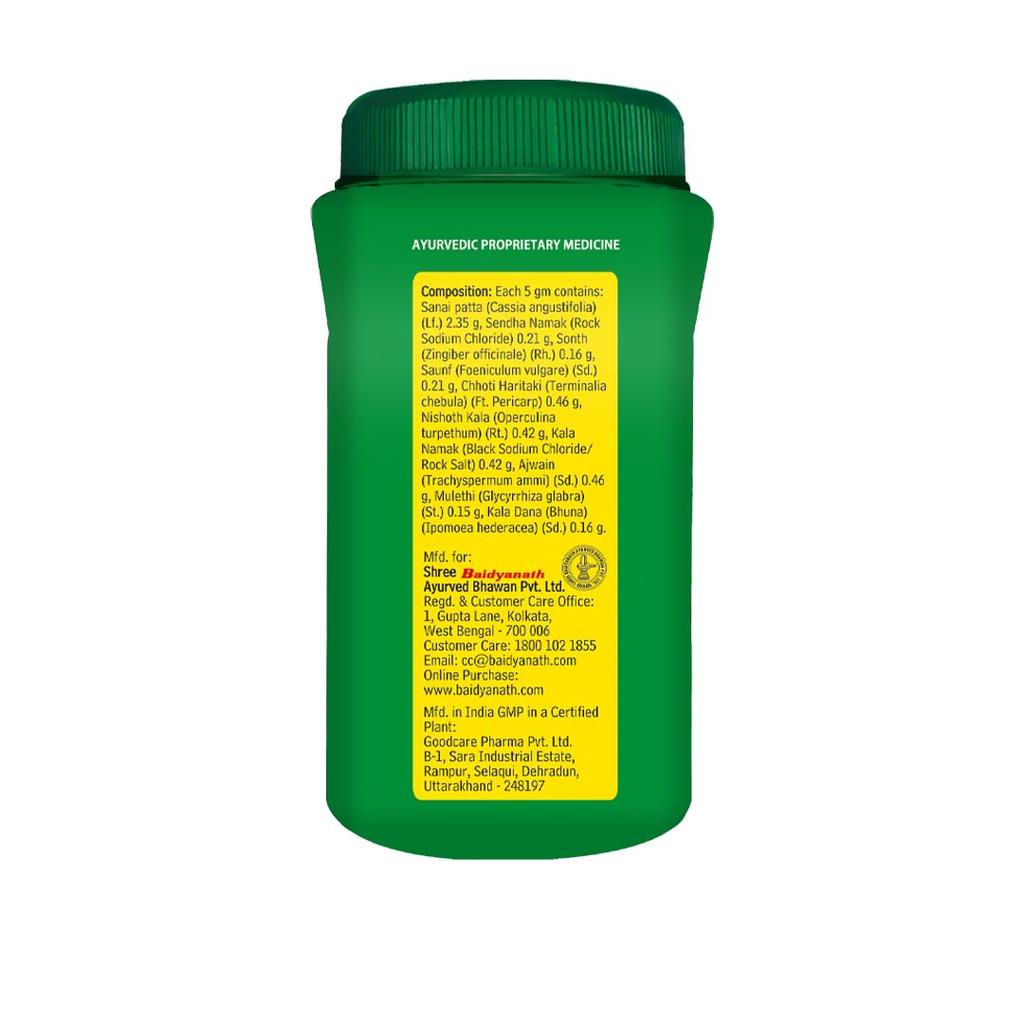 Baidyanath Kabz Har Ayurvedic Powder 100g Pack Of 1 | Natural Digestive Support For Constipation, Gas & Indigestion