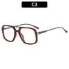 Stylish Women's Double-Bridge Blue-Light-Blocking Non-Prescription Glasses Frames for Street Style