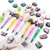 5Pcs Silicone Beads Focus Beads For Jewelry Making DIY Pacifier Chain Bracelet Accessories