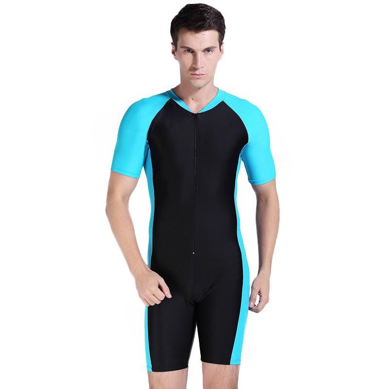 Short Sleeve Wetsuit Men's and Women's One-piece Sunscreen Suit Explosive Wetsuit Couple Swimsuit