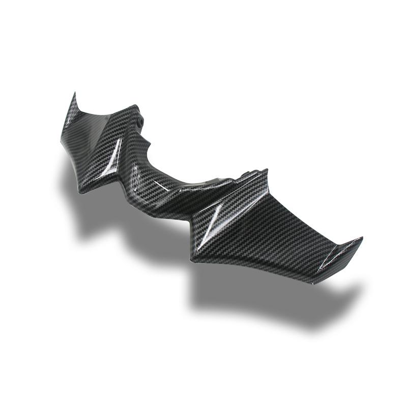 Motorrad Zubehör Schwarz Naked Front Abtriebsspoiler Winglet Aerodynamik Flügel Kit Spoiler Für YAMAHA MT 07 2021 2022 2023