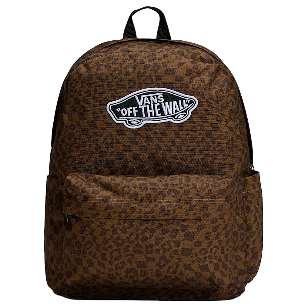 New Vans Polyester Backpack Unisex Brown VN000H4Y7UG
