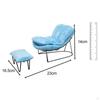 1/6 Scale Rocking Chair Mini Chaise Longue Accessories Adults Gifts Soft Fabric Decorative Single