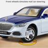 Scale 1:24 S680 Sports Car Model Toy Door Opened Pull Back Shock Absorption Vehicles Models Toys Simulation Metal Ornament