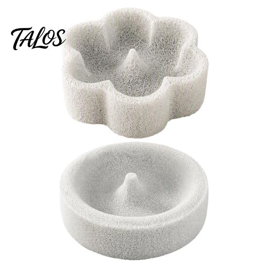 Outdoor Bird Feeding Station Pumice Stone Parrot Bowl, Spill Proof Water Easy Clean Bowl Food Dish, Cage Feeder for Cockatoo Cockatiel Conure Parakeet