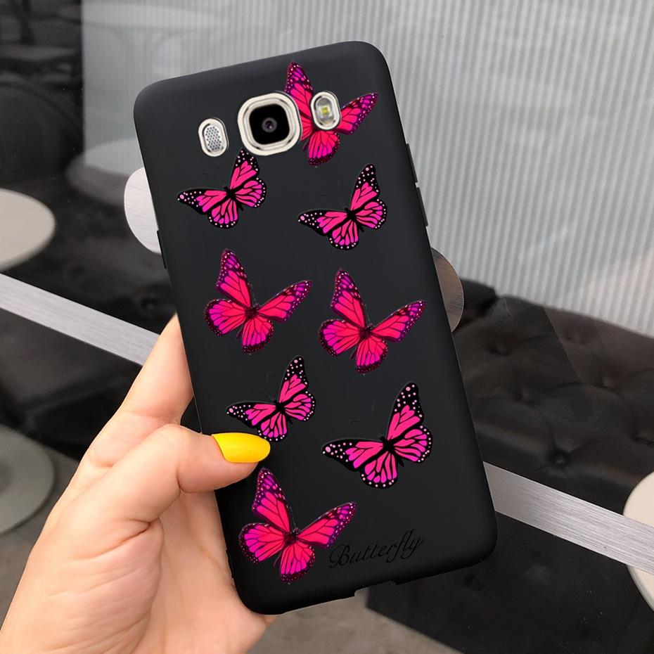 Soft TPU Case For Samsung J7 J5 J3 2016 Phone Case Flower Printed Silicone Cute Back Cover For Samsung Galaxy J3 J5 7 2016 Funda