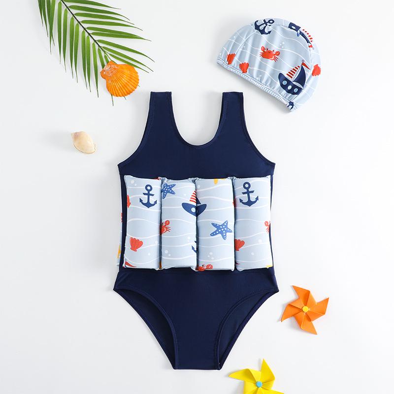 2024 Children's Buoyancy Swimsuit: Cute One-Piece for Boys & Girls