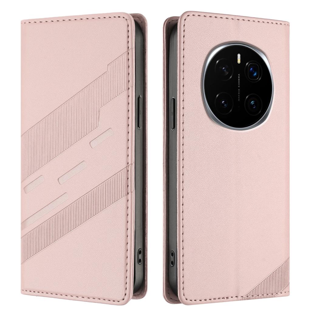 For Honor Magic7 5G Phone Cases Punk Style Imprinted Wallet Stand Leather Cover