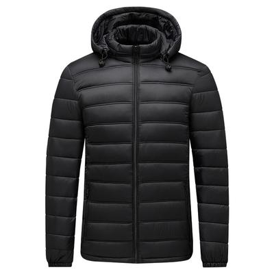 New Winter Cotton Jacket Hooded Cotton Jacket Men's Short Loose and Fashionable Thin Cotton Jacket for Middle-aged and Young Casual Jacket