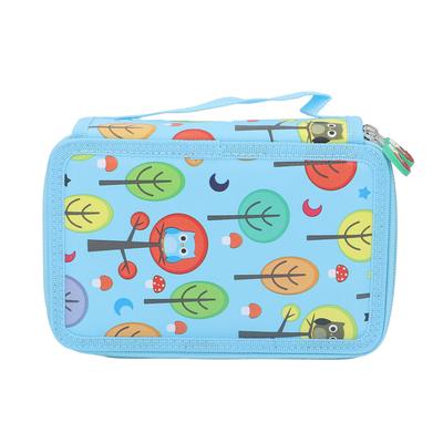 Farbstift-Etui Stifthalter mit Reißverschluss Große Kapazität Stifteetui Faltbar Farbig