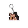 6CM Anime Ye HuaJi Keychain Man Action Figures Acrylic Couples Keyring Pendant Cosplay Characters Accessories Gift