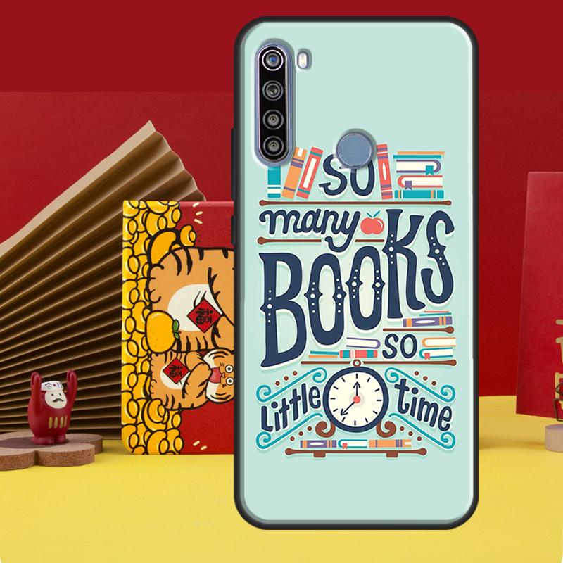 

Read Books illustration Case For Redmi Note 12 10 8 9 11 Pro Cover For Redmi Note 12S 11S 10S 9S 8T 9C 10C 12C Coque Redmi 10