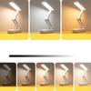 USB Charging Reading Light Dimmable Table Lamp Solar Powered Desk Lamp  Bedroom Bedside