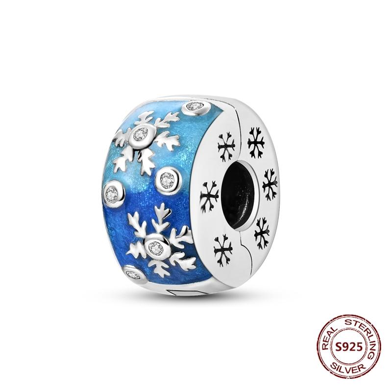 Copper Buckle Copper Charm Blue Star Moon Bead Butterfly Suitable For Original Bracelet Zircon Fine Diy Jewelry