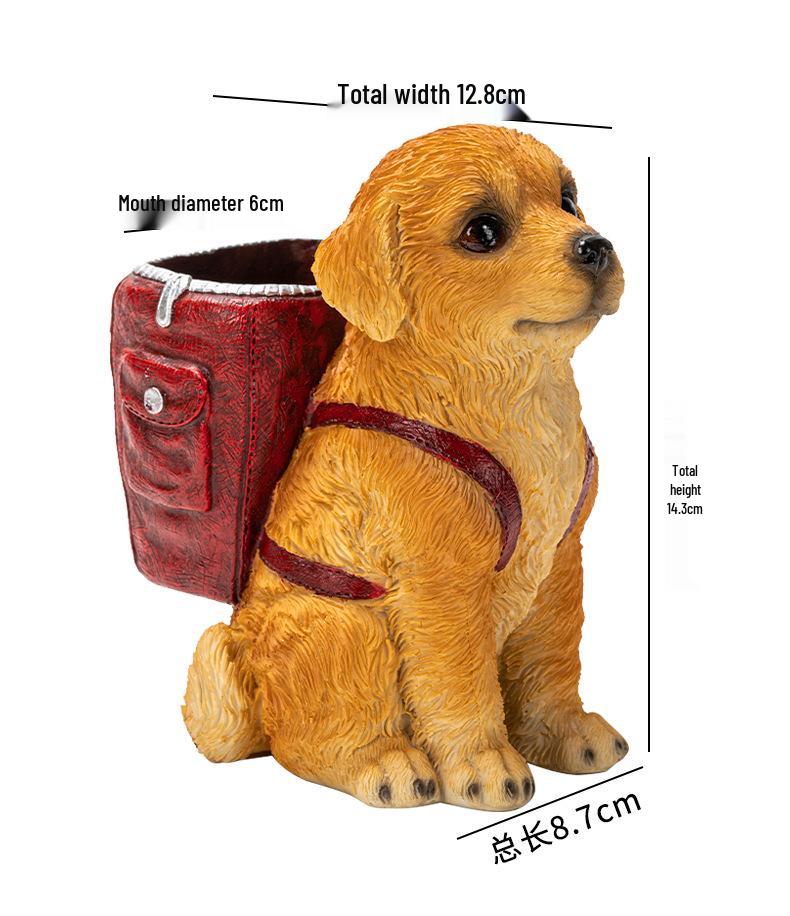 Golden Retriever Creative Pen Holder & Ornament