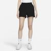 Nike Comfortable Breathable Mid-Waist Casual Shorts Women Bottoms Black FN3675-010