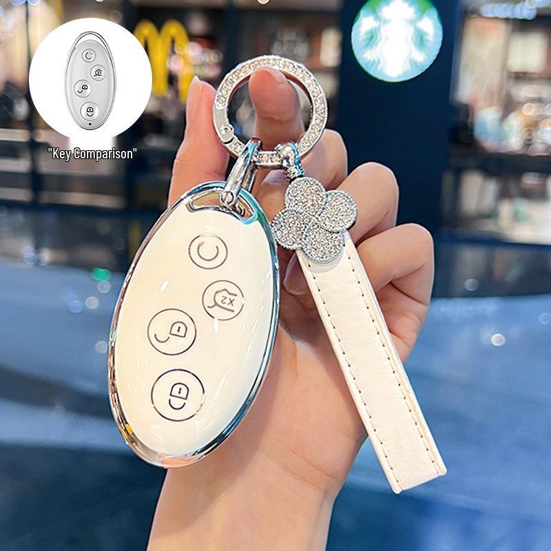 BYD Song Max/Yuan/Qin Pro/EV360/S7 Klasický kryt klíče od auta s přezkou.