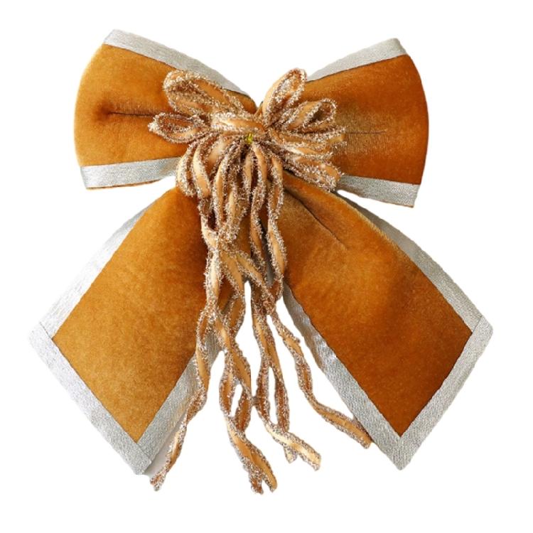Velvets Christmas Bows Decoration For Indoor Festives Display And Gifts Easy To Hanging Bowknot Pendant for Tree Window