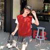 Women's Knitted Sweater Vest - Spring/Autumn 2024 Petite Sleeveless Layering Top