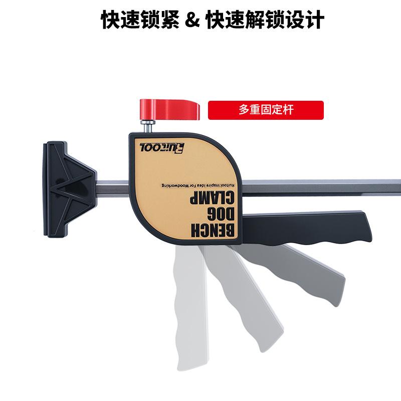 

Woodworking Table Fixed Clamp Set: Quick Desktop Clamp, Workbench Auxiliary 19mm Tenon WoodenTableClampSet