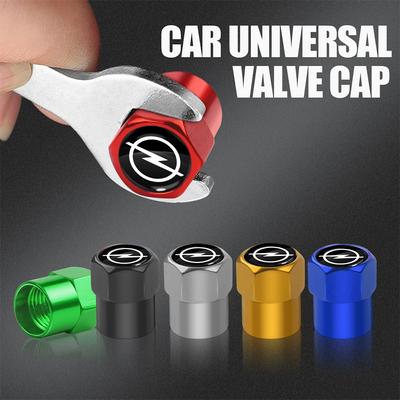 4Pcs Car Aluminium Alloy Tire Cap Valve Cover Accessories For Astra J G Insignia Corsa D Vectra C Zafira a Auto Gadgets