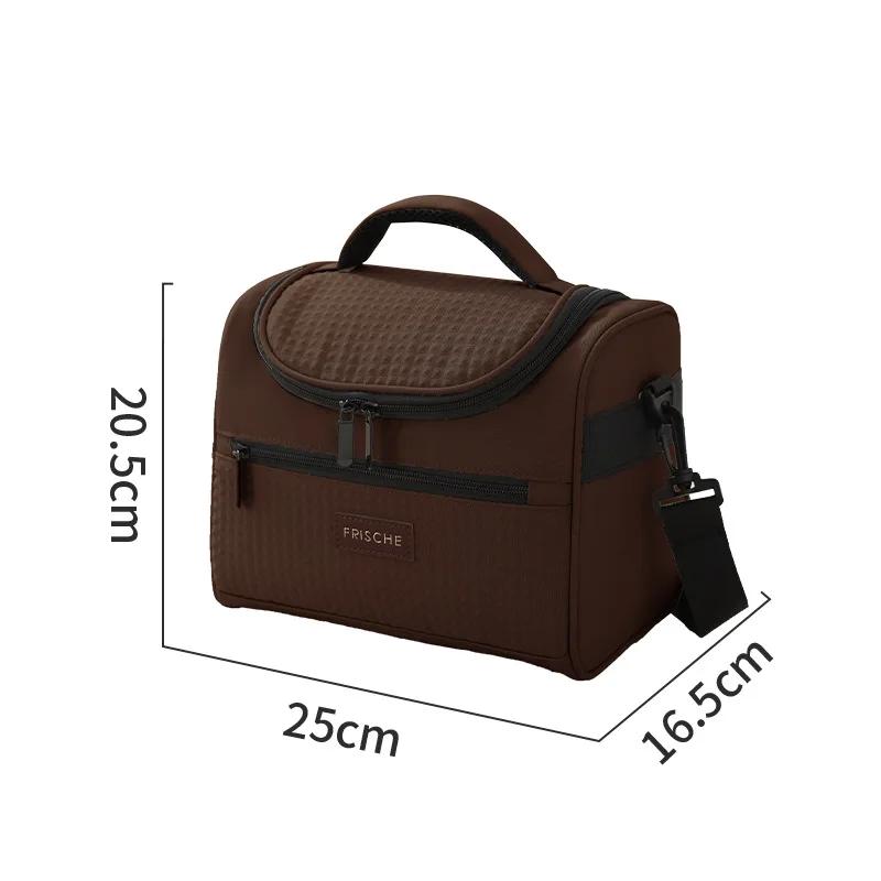 Large Capacity Lunch Box Bag, Picnic Handbag, Refrigerated Lunch Bag, Portable Outdoor Insulated Bag