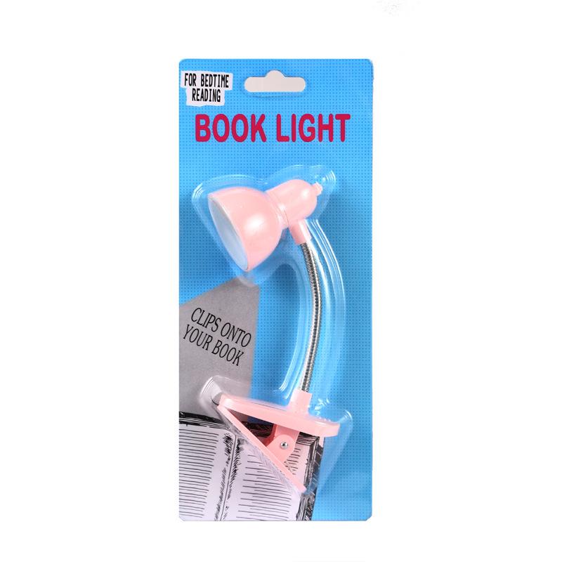 Chic Mini Desk Lamp - Stylish Eye Protection Clip Light for Dorm & Bedside