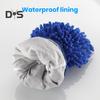 1 Pair Chenille Microfiber Car Wash Mitt Scratch Lint Free Double sided Cleaning Strong Water Absorption Thickened Car Wash Gloves