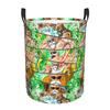 Custom Masters Roshis Cartoon Laundry Hamper Large Storage Basket Anime Kids Nursery Toy Organizer