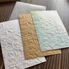 3D Textured Plastic Embossing Mold - Concave-Convex Template for DIY Journal Embossing, Set of 39.