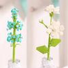 Jasmine Lotus Lily Of Valley Flower Building Blocks Assembling Toy