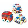 Police, Fire and Ambulance Cars - MOLTO - Toy - Indoor - Baby - 3 Years - Multicolor