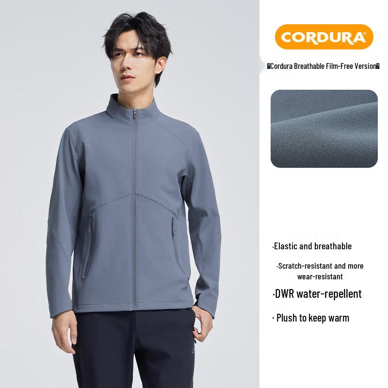 Tuoluzhe Sealion Cordura Stand Collar Men s Outdoor Softshell Jacket XL