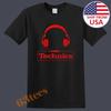 Technics Audio Herren T-Shirt Damen Tee Top Unisex Schwarz Größe S bis 5XL