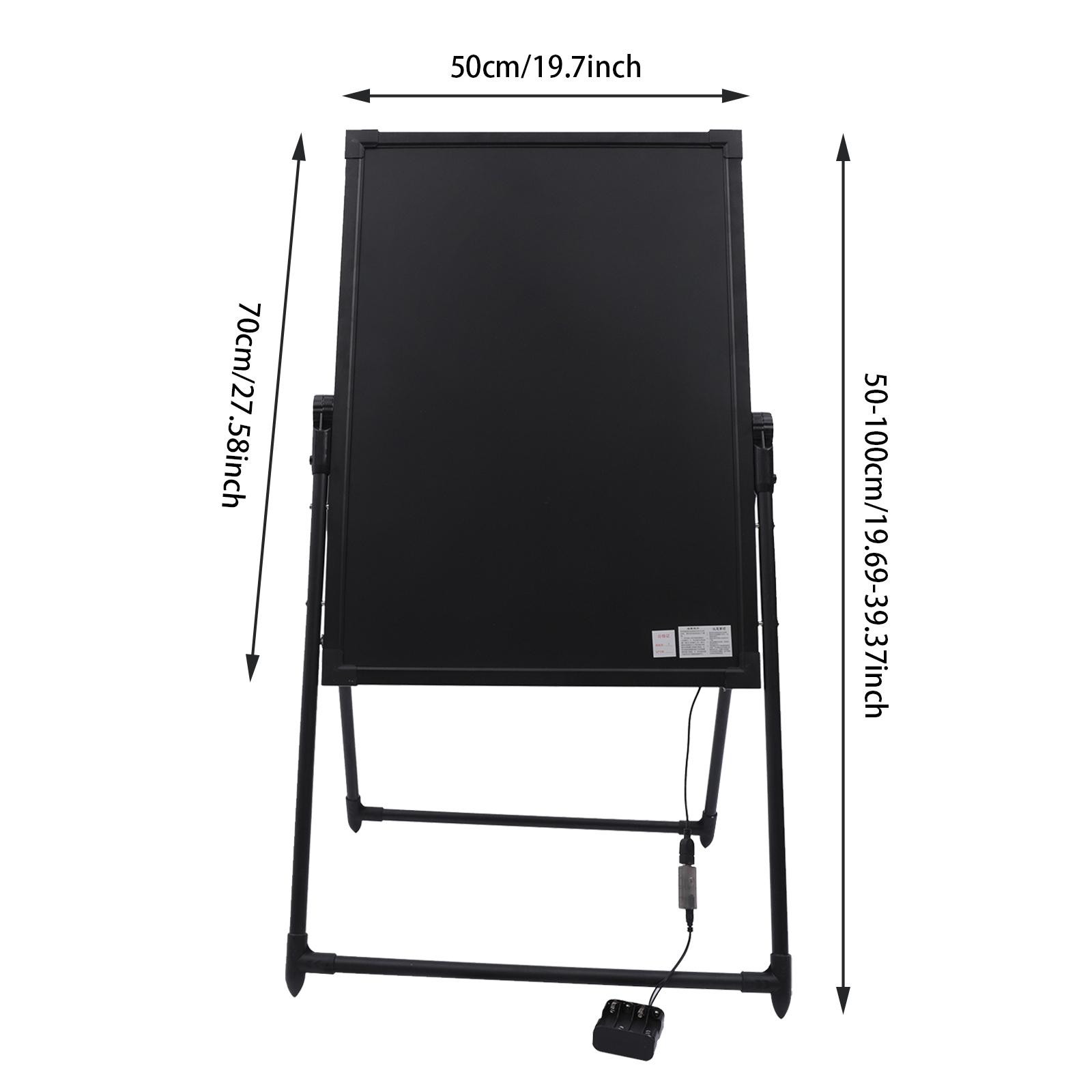 

Светодиодная подставка для доски для письма, мигающая подсветка, подставка для меню, А-образная подставка чёрный