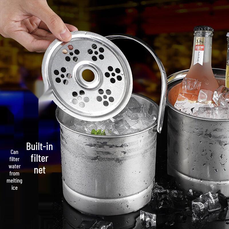 ZISIZ Thickened Portable Ice Bucket