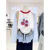 Women Plus Size Long Sleeve T Shirt Raglan Sleeve Cartoon Print Casual Spring Summer