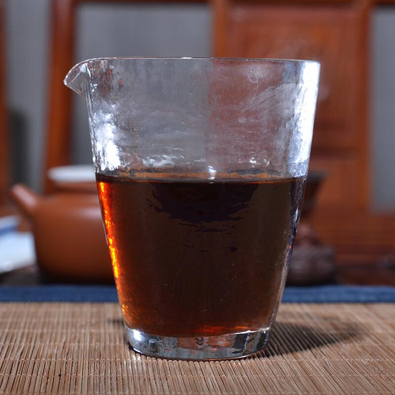 Natural 357g Menghai Ripe Pu'er Tea Cake Yunnan Health Brewing