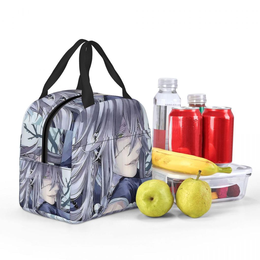 Undertaker Black Butler Insulated Lunch Bag for Women Office Cooler Thermal Food Box Tote Portable Lunch Boxes Container