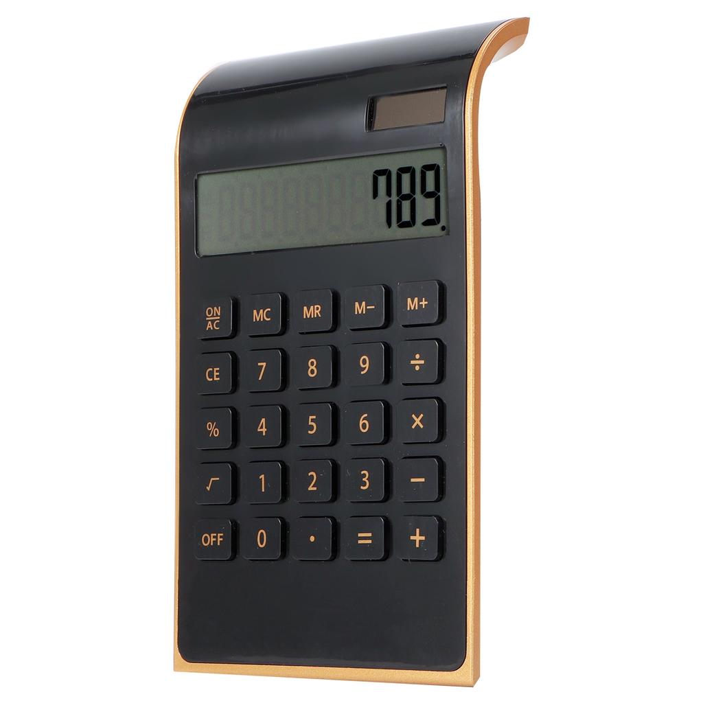 Portable 10 Digits Calculator Ultra Thin Solar Power Calculator for Home Office Business LCD Display