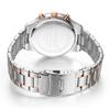 Echte Uhr, Herren Business Mode Stahlarmband Chronograph Wasserdicht Leuchtend Quarz Herrenuhr 2150