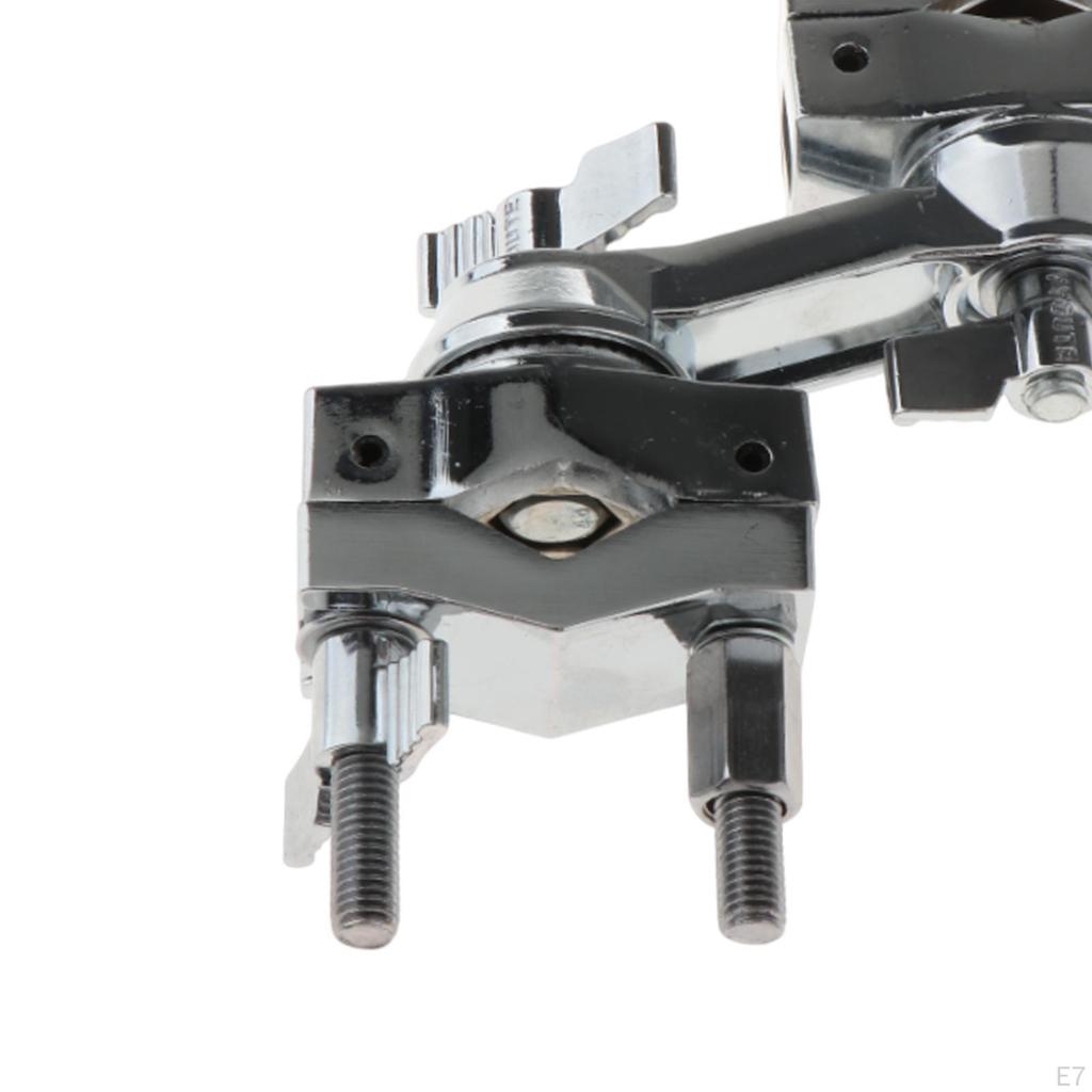 Drum Connecting Bracket Rack Clamp Percussion Stand Attachment Adjustable Extension